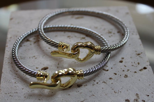 Heartlock Bangle