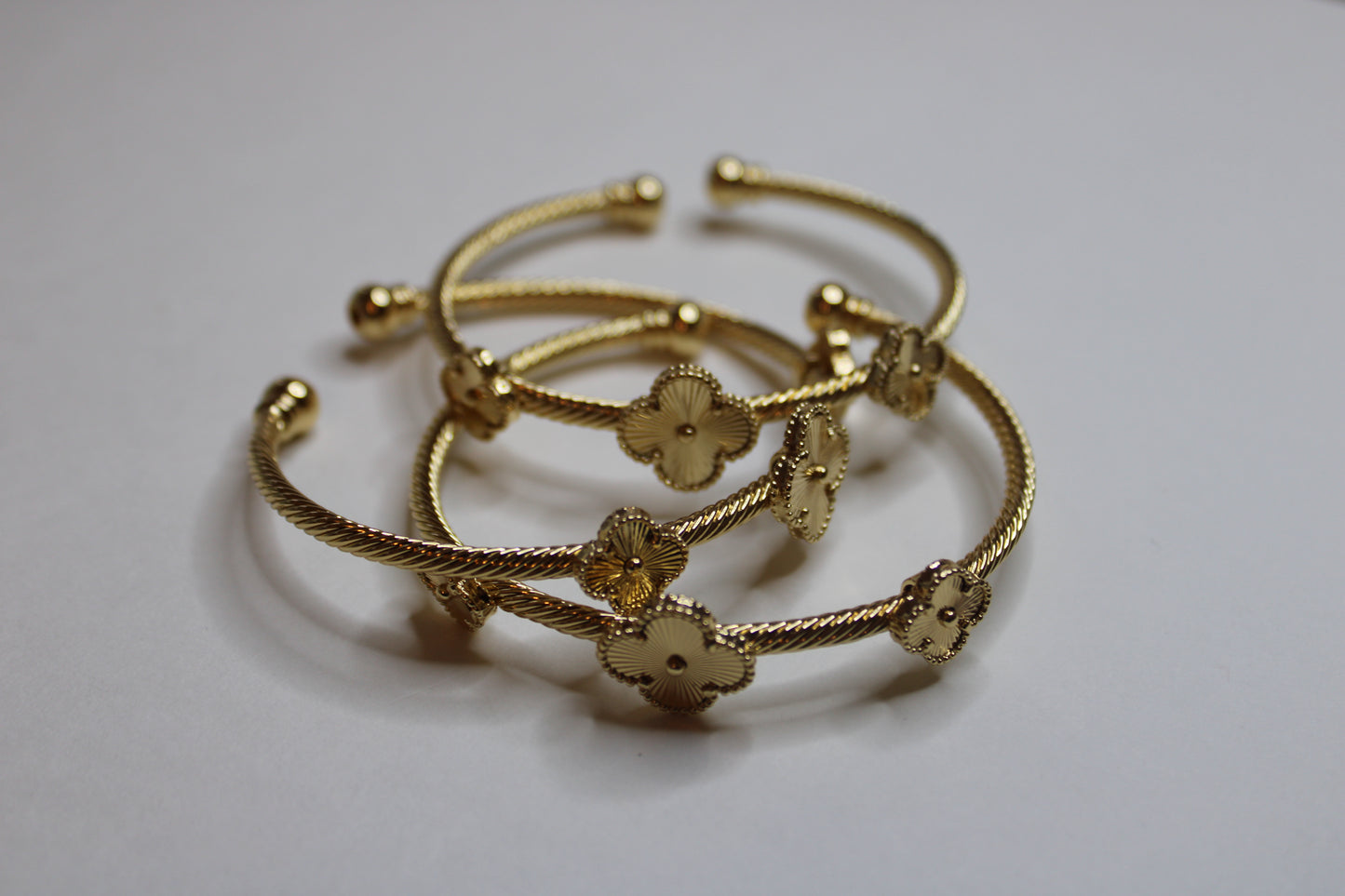3 Clover Bangle